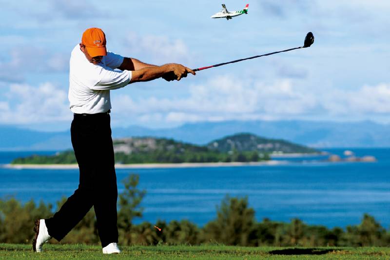 Play in beautiful surroundings, capture the natural relaxation and improve your game